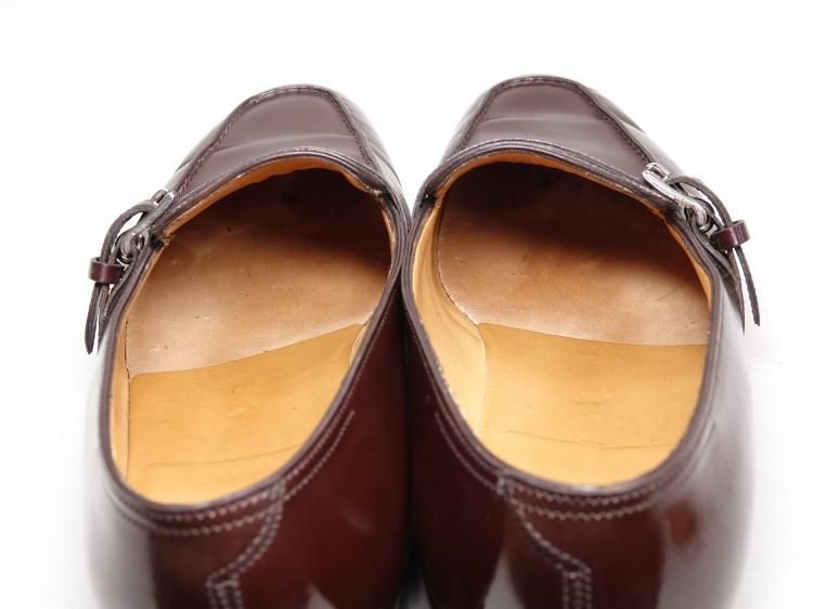 266 / 0427 使用数回 ジョンロブ SHAW ローファー ダークブラウン