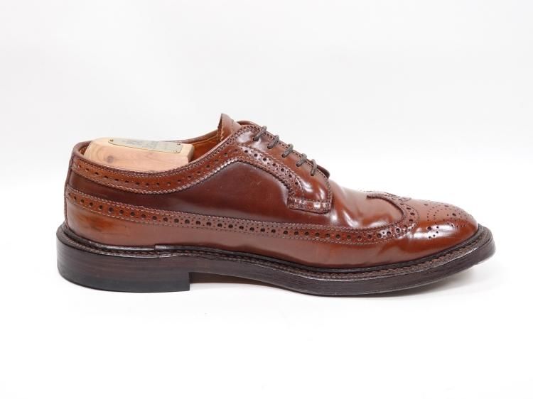 Alden 9750 ロングウィングチップ ラベロコードバン 8D Alden collection|9750（ロングウイングチップ／ラベロコード