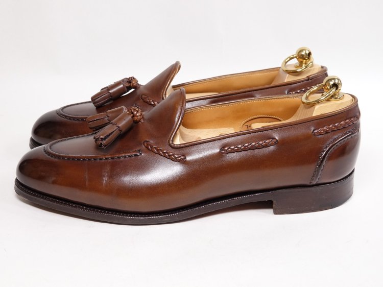 295 / 0501 極上 エドワードグリーン ベルグラビア BELGRAVIA ダークブラウン カーフ B品 7E ＃184 -  SHOESAHOLIC シューホリック 公式 | 高級中古靴専門の通販と買取ストア