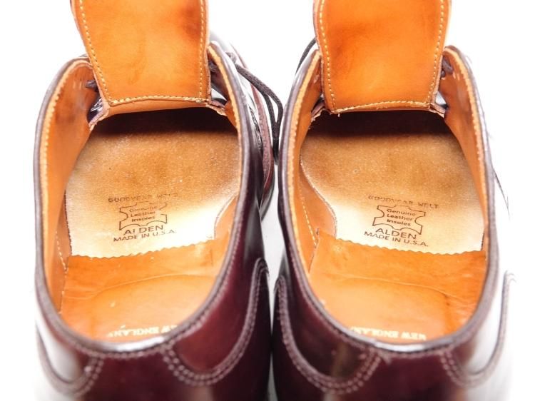 332 / 0510 極上 オールデン コードバン モックトゥ 7D ＃D7609C
