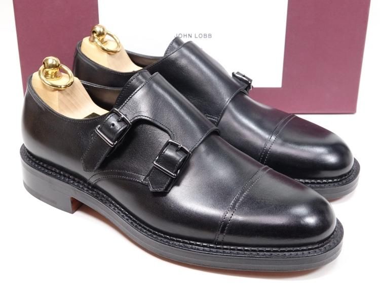 モデルWILLIAMJOHNLOBB WILLIAM ウィリアム ブラックカーフ 5.5E