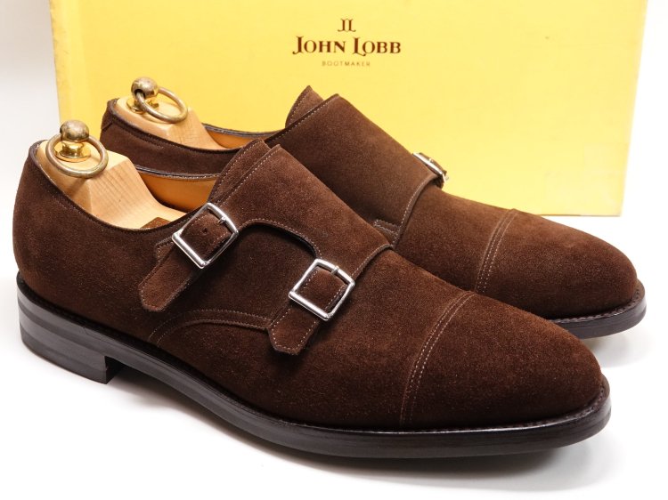 ジョンロブ ウィリアムブーツ ブラウンスエード 8.5E JOHN LOBB - 靴 ...