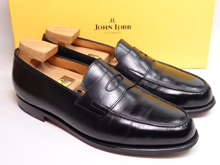 ジョンロブ John Lobb ロペス Lopez ローファー ブラック 5.5-