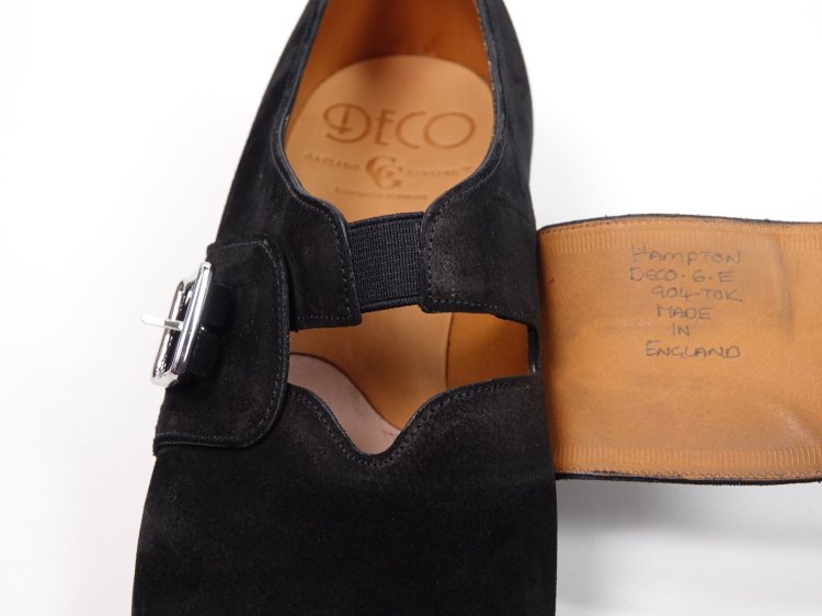 976 / 0824 試着程度 ガジアーノ&ガーリング 最上級ライン DECO デコ HAMPTON ハンプトン ブラック スエード 6E #DECO  - SHOESAHOLIC シューホリック 公式 | 高級中古靴専門の通販と買取ストア
