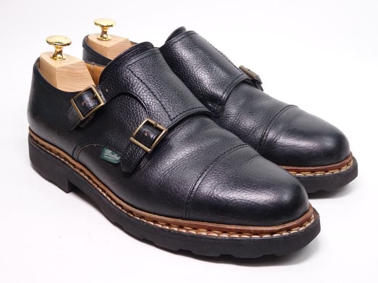 Paraboot William ブラック 6 1/2 シボ革 - ドレス/ビジネス