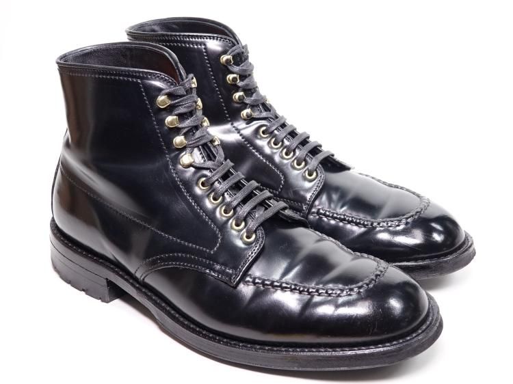 102 / 0917 極上 オールデン インディーブーツ ブラック コードバン