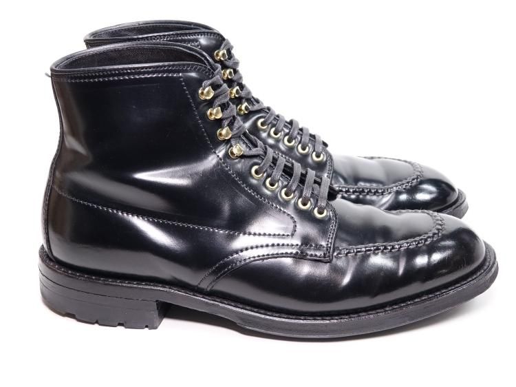 102 / 0917 極上 オールデン インディーブーツ ブラック コードバン