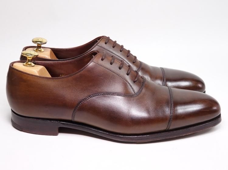 Crockett&Jones AUDLEY ハンドグレード 茶 UK7.5 Dメンズ