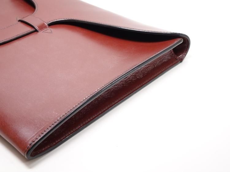 Rutherfordsクラッチバッグ ブラウン ブライドルレザー 英国製 Rutherfords〉クラッチバッグ｜ビームスF／インターナショナル