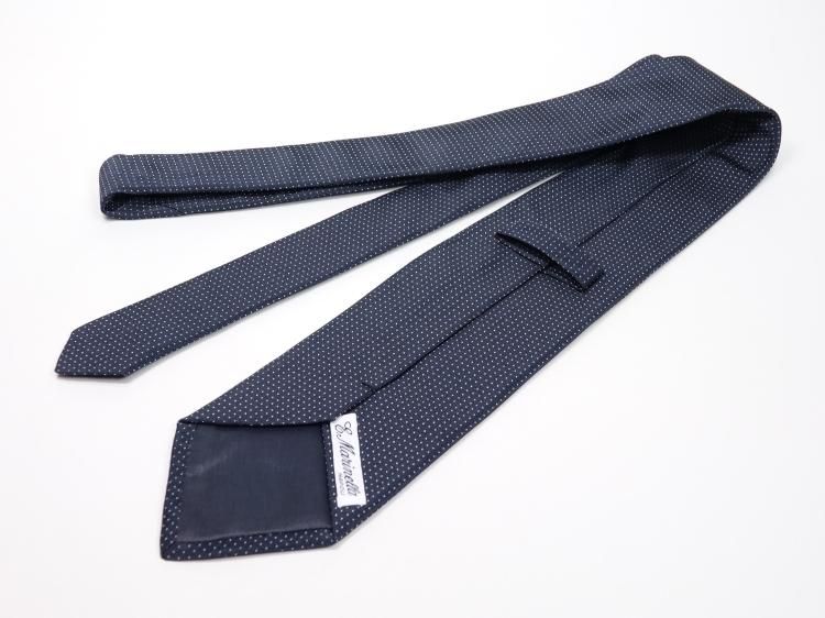 マリネッラ　ネクタイ　ネイビー マリネッラ ”ネイビー小紋タイ” 新入荷 | FLOENS TOKYO | フロー