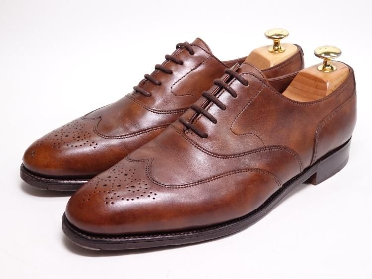 174 / 1006 極上 ジョンロブ HEATH ブラウン ミュージアムカーフ？ 5.5