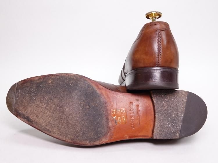 174 / 1006 極上 ジョンロブ HEATH ブラウン ミュージアムカーフ