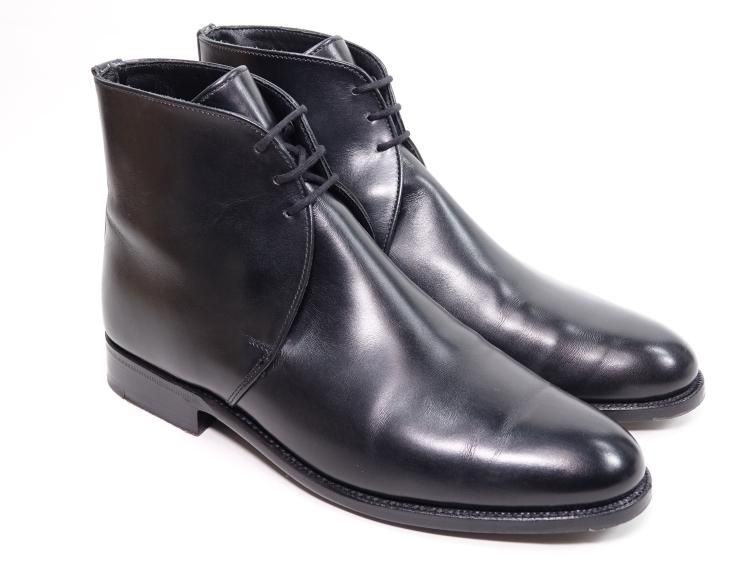 トリッカーズ　ジョージブーツ　黒　シューツリー込み 142 / 1007 使用数回 トリッカーズ ジョージブーツ ブラック カーフ