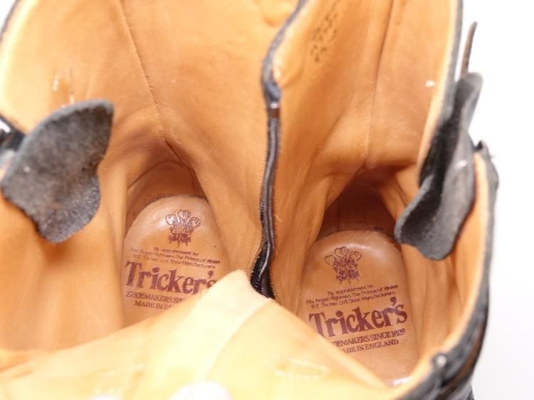 【 専用】tricker’s ブラック コンビブーツ