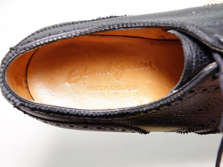 434 / 1128 極上 エドワードグリーン サンドリンガム ブラック