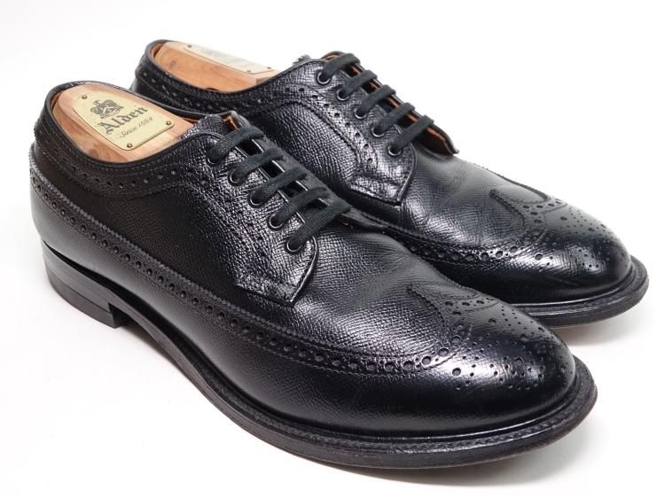 若者の大愛商品 Alden 58711 7.5D ロングウィングチップ アルパイン