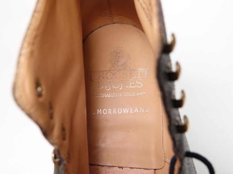 471 / 1207 使用数回 クロケット＆ジョーンズ BOWFELL グリーン グレインレザー 7.5E ＃325 - SHOESAHOLIC  シューホリック 公式 | 高級中古靴専門の通販と買取ストア