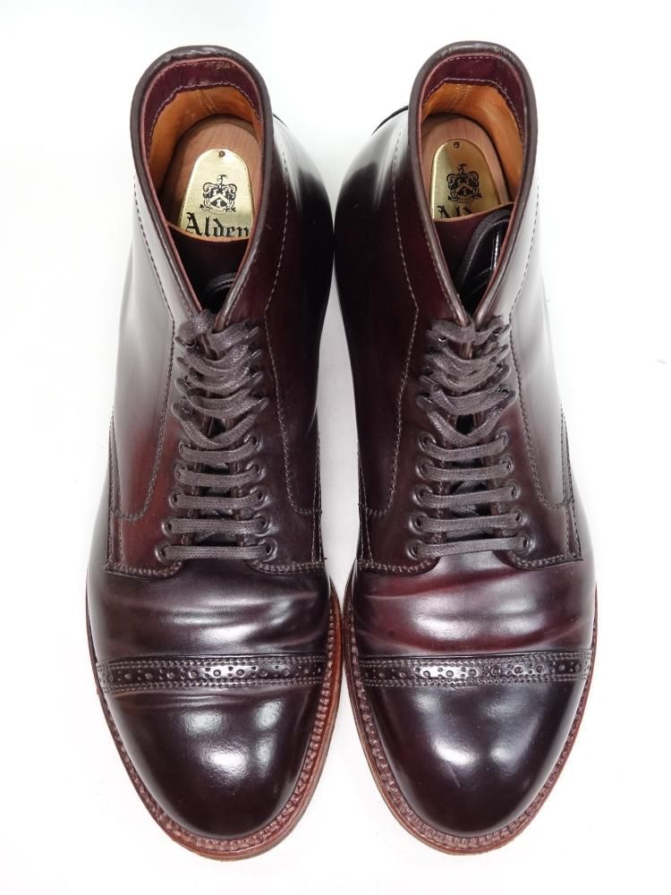 Alden コードバン キャップ・トゥ・ブーツ N8804H 9B/D