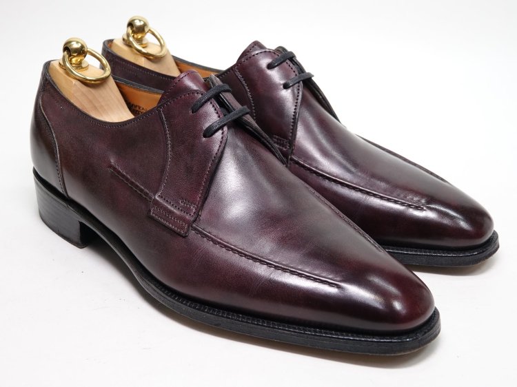 /  使用数回 ジョンロブ グラフトン GRAFTON プラム ミュージアムカーフ 5.5E ＃   SHOESAHOLIC  シューホリック 公式   高級中古靴専門の通販と買取ストア