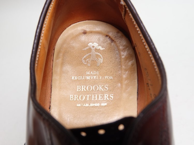456 / 0223 美品 ブルックスブラザーズ （オールデン製） ウィングチップ バーガンディー コードバン 9C ＃A764 -  SHOESAHOLIC シューホリック 公式 | 高級中古靴専門の通販と買取ストア