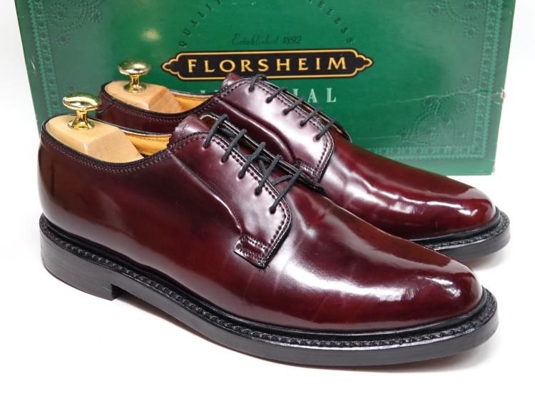 Florsheim フローシャイム 5D プレーントゥ レザーシューズ-eastgate.mk