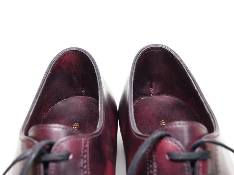 m*B様 ジョンロブ　フィリップ2 ミュージアムカーフ　プラム　8Eジャンク JOHN LOBB （ジョンロブ） PHILIP2（フィリップ2 ） ミュージアム