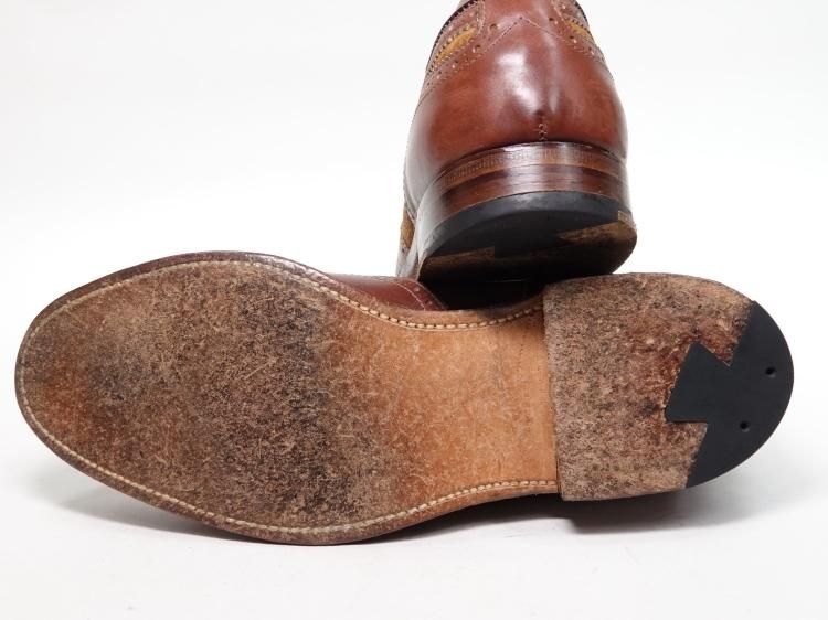 192 / 0405 極上 オールデン コンビウィングチップ ブラウン