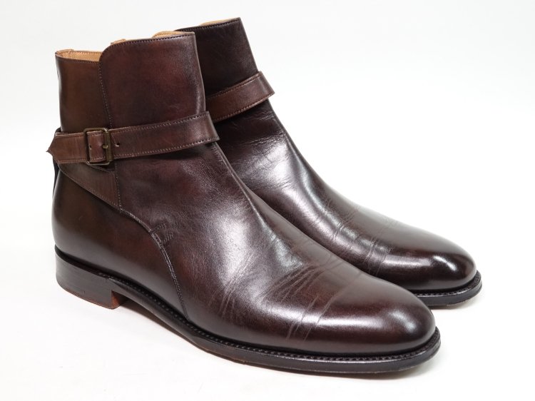 入荷予定商品の通販 チーニー ブーツ ブラウン＆ブラックウォッチ7.5F - 靴