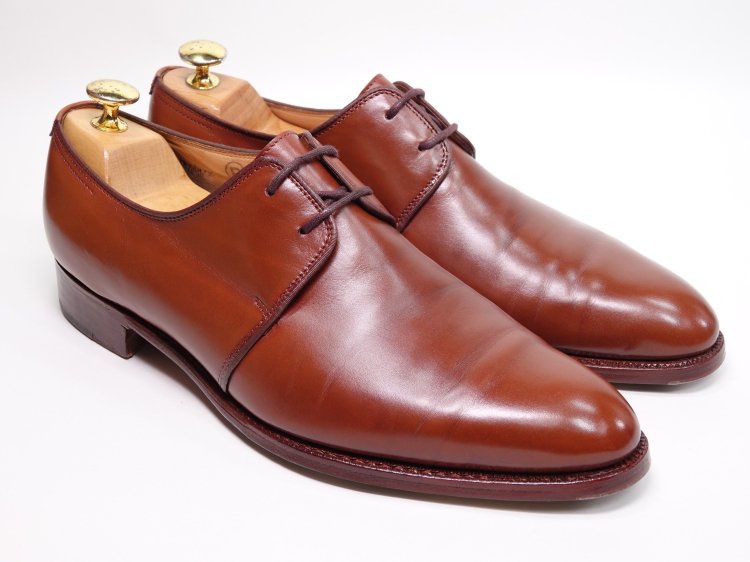 JOHN LOBB バロス 7E ブラウン ボックスカーフ ジョン ロブ - 靴