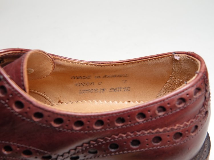 146 / 0511 美品 チーニー AVON フルブローグ バーガンディー カーフ 7 - SHOESAHOLIC シューホリック 公式 |  高級中古靴専門の通販と買取ストア