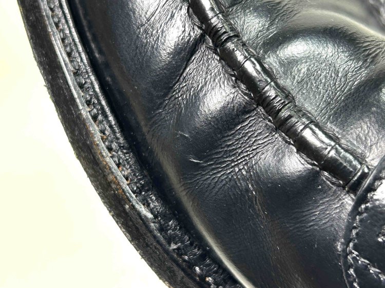 180 / 0520 極上 シルヴァノ・ラッタンジ アンラインドローファー ブラック ガラスレザー 8.5 - SHOESAHOLIC シューホリック  公式 | 高級中古靴専門の通販と買取ストア