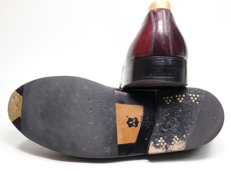 ハインリッヒディンケラッカー　Rioリオプレーントゥ　UK8ブラックコードバン ハインリッヒディンケラッカー Rioリオプレーントゥ UK8ブラックコード