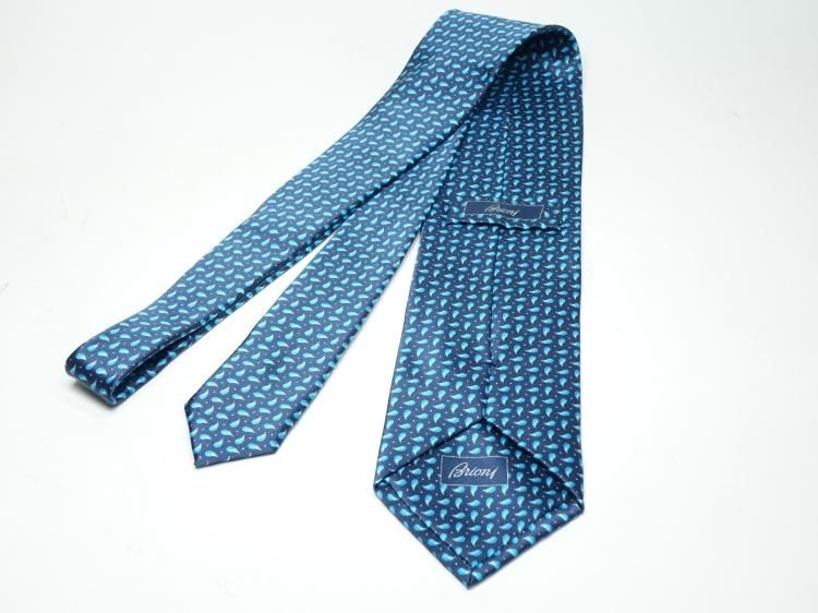 NT112 / 0528 使用数回 ブリオーニ BRIONI ネクタイ シルク100