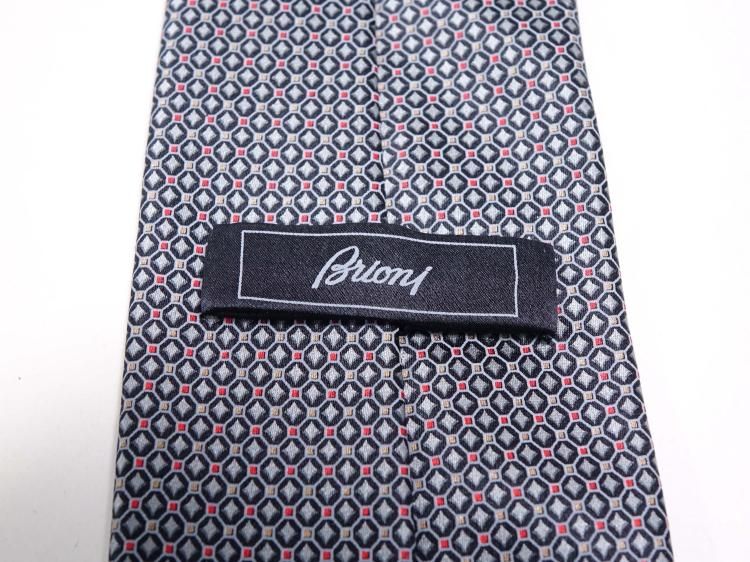 Brioni シルクネクタイ NT141 / 0601 使用数回 ブリオーニ BRIONI ネクタイ シルク100