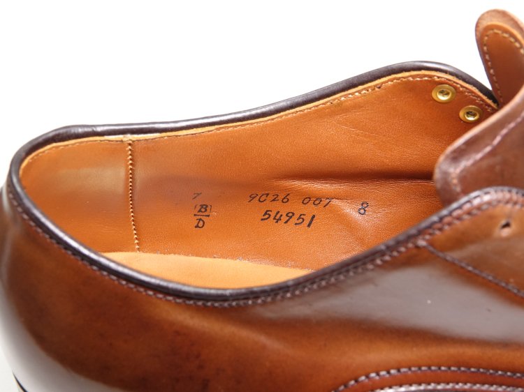 577 / 0614 超レア!! 125周年モデル!! 使用数回 オールデン Vチップ ダークブラウン コードバン 7D #54951 -  SHOESAHOLIC シューホリック 公式 | 高級中古靴専門の通販と買取ストア