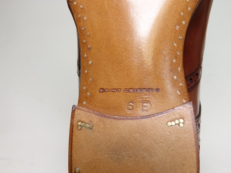 579 / 0614 使用数回 サンクリスピン フルブローグ ブラウン カーフ 6E ツリー付き - SHOESAHOLIC シューホリック 公式 |  高級中古靴専門の通販と買取ストア