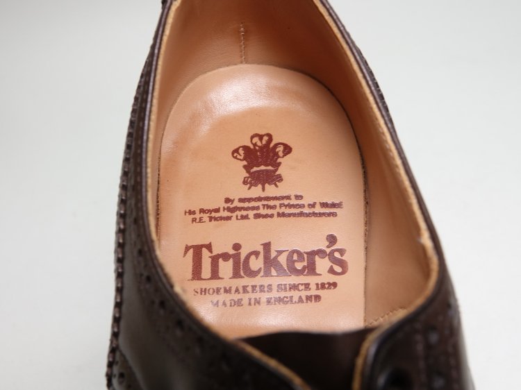 Tricker's トリッカーズ バートン ダークブラウン 7.5-