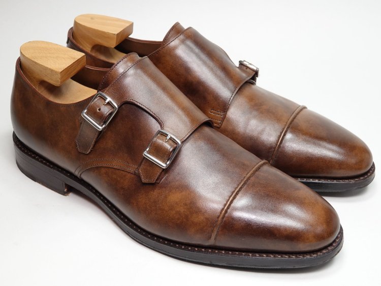 新品未使用ジョンロブ ウィリアム2 ブラウン 高級ブランド 革靴 レザーシューズ