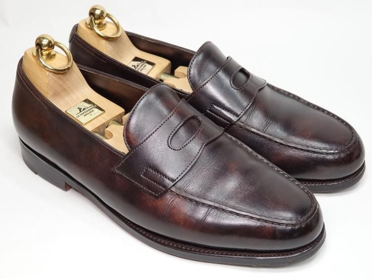 ジョンロブ JOHN LOBB ロペス ダークブラウンミュージアムカーフ 8.5ミュージアムカーフ