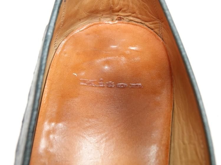 805 / 0824 極上 KITON キートン スリッポン ブルーグレー オーストリッチ 10 - SHOESAHOLIC シューホリック 公式 |  高級中古靴専門の通販と買取ストア