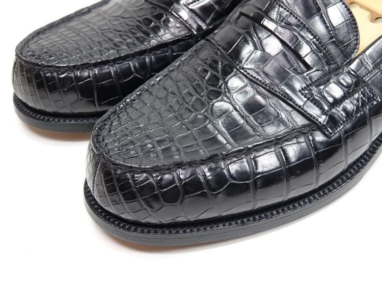 ⚫︎美品⚫︎ JM WESTON 180 ローファー　アリゲーター　5D J.M.ウエストンの名品ローファー#180】アリゲーターの艶めきに気絶な