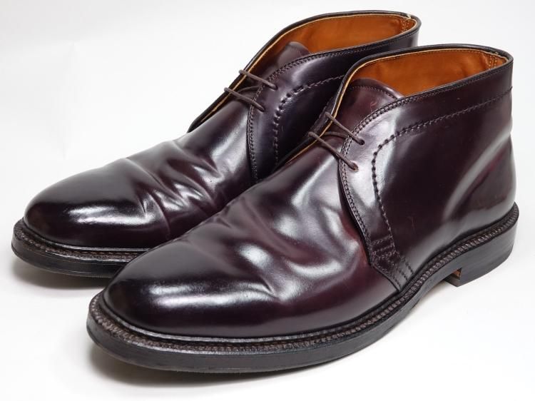 ALDEN オールデン　1341Y　バーガンディコードバン チャッカブーツ10D ALDEN Alden オールデン CHUKKA BOOTS CORDOVAN チャッカー ブーツ