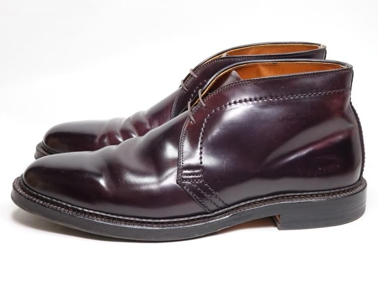 937 / 0905 美品 オールデン チャッカブーツ バーガンディー コード