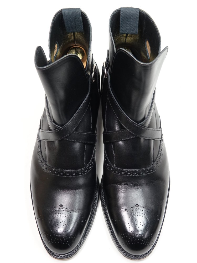 727 / 0926 極上 バーカーブラック ジョッパーブーツ ブラック カーフ UK6.5 - SHOESAHOLIC シューホリック 公式 |  高級中古靴専門の通販と買取ストア