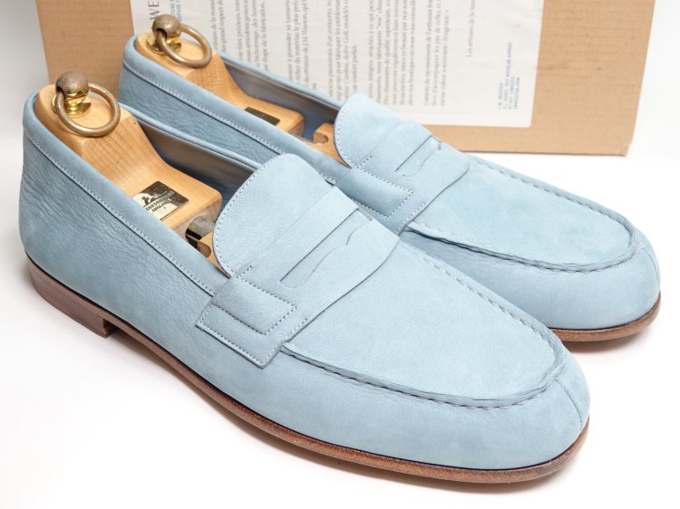 J.M. WESTON LOAFER #281 Suede +Shoe-tree - ドレス/ビジネス