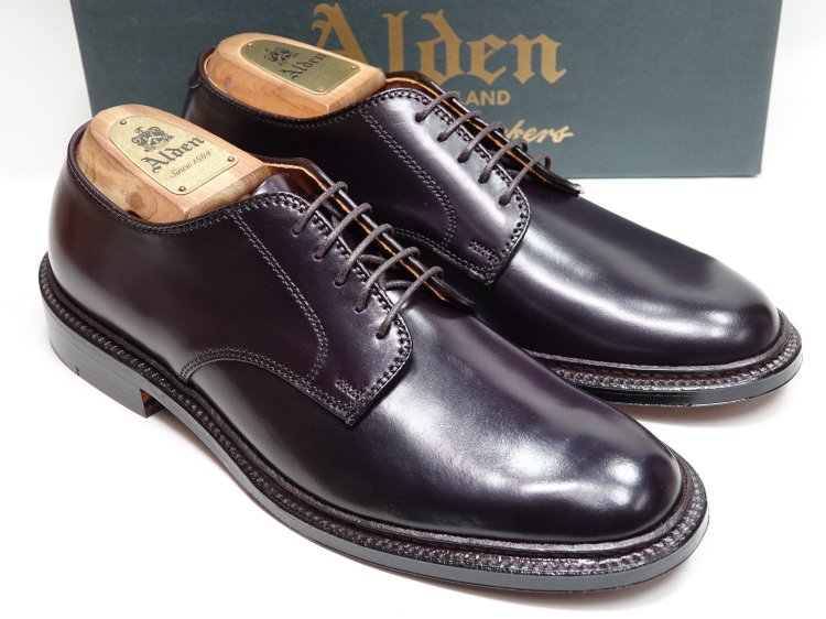購入可能 Alden 2938F Cordovan バーガンディ US8 オールデン - 靴