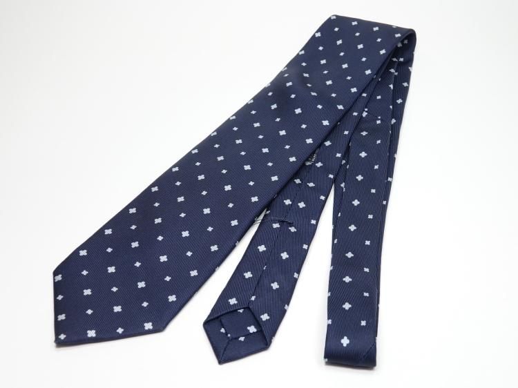 NT189 / 1020 美品 マリネッラ MARINELLA ネクタイ ネイビー 7