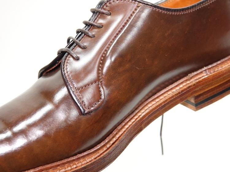 特価　定価8.8万　未使用　コードバン　プレーントゥ　コムデギャルソン 特価 定価8.8万 未使用 コードバン プレーントゥ コムデギャルソン