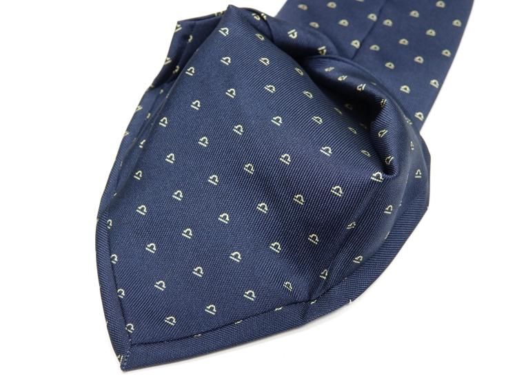 NT216 / 1029 美品 マリネッラ MARINELLA ネクタイ ネイビー