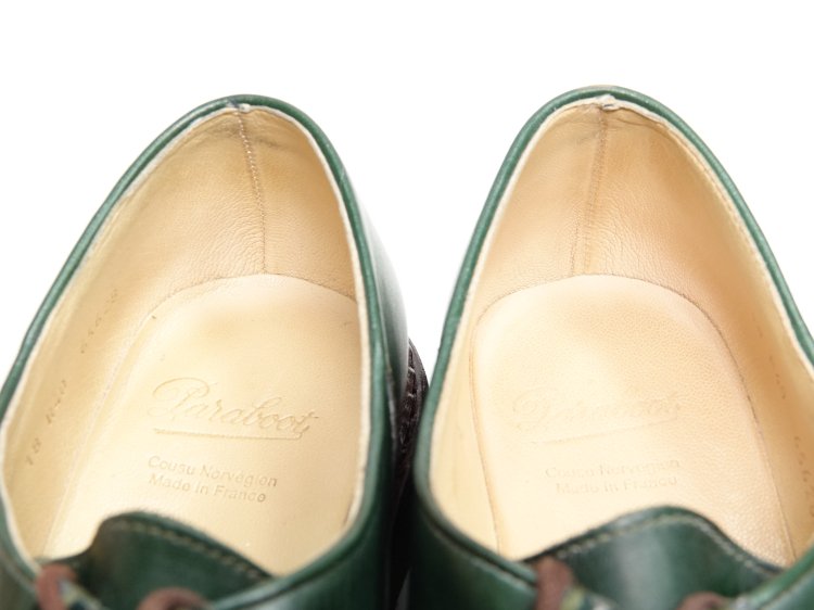 240 / 1203 使用数回 パラブーツ ミカエル グリーン LISレザー 40 - SHOESAHOLIC シューホリック 公式 |  高級中古靴専門の通販と買取ストア